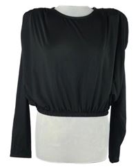 Dámské černé crop triko Primark 