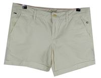 Dámské bílé plátěné kraťasy Tommy Hilfiger 