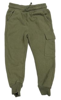 Khaki cargo tepláky F&F