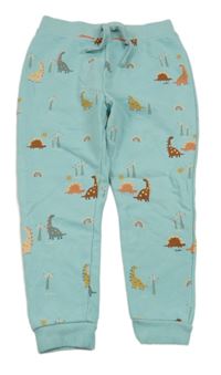 Světlemodré tepláky s dinosaury Dunnes