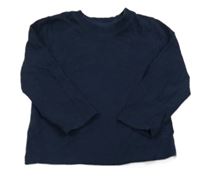 Tmavomodré triko Primark