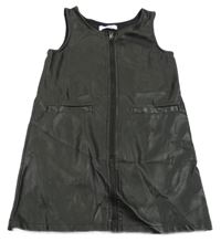 Čierne koženkové šaty Primark