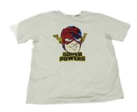 Bílé tričko s hrdinou Zara