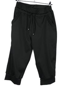 Dámske čierne 3/4 nohavice