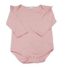 Světlerůžové body s volánky 