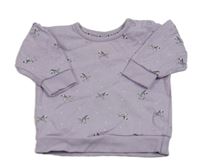 Lila mikina so zebrami zn. George