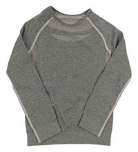 Sivo-ružové funkčné tričko Lupilu