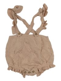 Staroružové bodkovaná é pletené kraťasy s trakami George