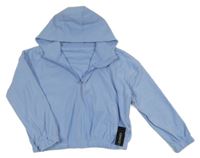 Nové - modrofialová oversize bunda s kapucňou St. Bernard