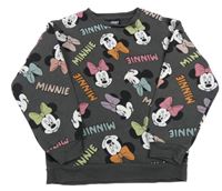 Tmavosivá mikina s Minnie PRIMARK