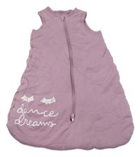 Fialový zateplený spací pytel Lupilu