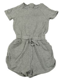 Šedý kraťasový overal 