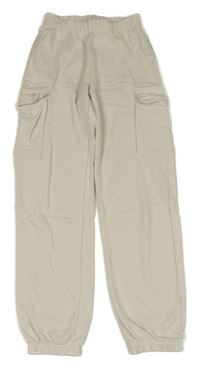Smotanové cargo tepláky H&M