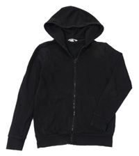 Čierna prepínaci mikina s kapucňou H&M