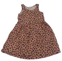 Staroružové bavlnené šaty so vzorom H&M