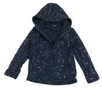 Tmavomodrá softshellová bunda s vesmírom a kapucňou Mountain Warehouse