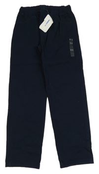 Nové - Tmavomodré plátěné kalhoty LC Waikiki