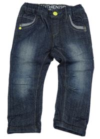 Tmavomodré šisované rifle