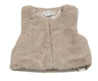 Staroružová kožušinová podšitá vesta Primark