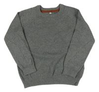 Sivý vzorovaný sveter M&S