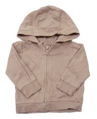Béžová prepínaci mikina s kapucňou H&M