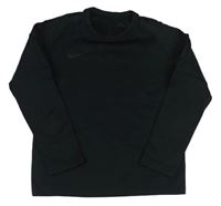 Černá funkční thermo mikina s logem Nike
