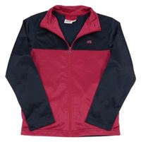 Malinovo-tmavomodrá prepínaci športová mikina s logom iTS