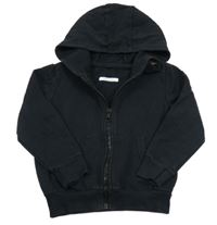 Čierna prepínaci mikina s kapucňou George