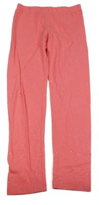 Korálové trblietavé legíny YIGGA