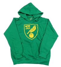 Zelená mikina s erbem a vreckom a kapucňou Official Merchandise