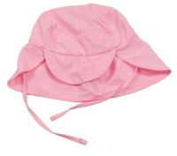 Růžová šusťáková zavazovací kšiltovka lupilu