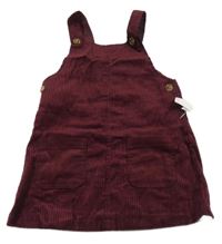 Nové - tmavovínové menšestrové šaty Nutmeg