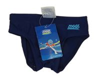 Nové - tmavomodré chlapecké plavky s logem a rybičkou ZOGGS