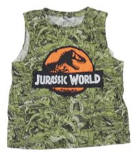 Khaki tielko s dinosaury - Jurský svět