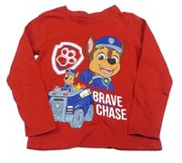 Červené triko s Chasem - Paw Patrol C&A