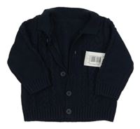 Nové - Tmavomodrý prepínaci sveter Matalan