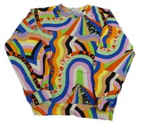 Farebná vzorovaná mikina s nápismi H&M