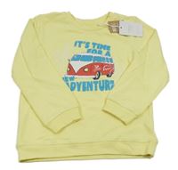 Nové - Žltá mikina s minivanem Sfera