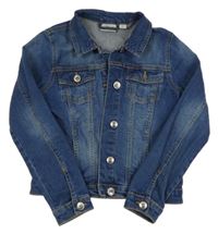 Modrá rifľová bunda Alive