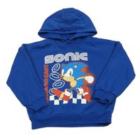 Safírová mikina se Sonicem a kapucí Primark