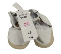 Nové - Bílé sandálky/capáčky s výšivkami Pep&Co vel. 18/19