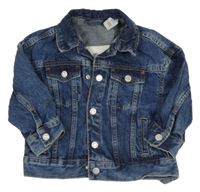 Modrá rifľová bunda H&M