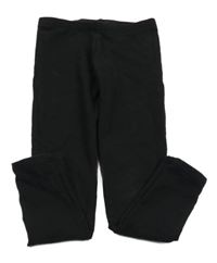 Čierne teplákové legíny