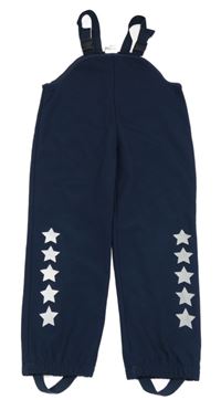 Tmavomodré softshellové laclové kalhoty Topolino