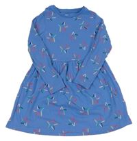 Modré bavlnené šaty s hviezdami M&S