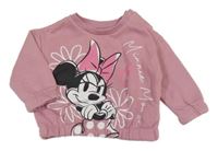 Starorůžová mikina s Minnie Primark