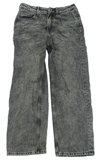 Šedé melírované loose fit rifle H&M