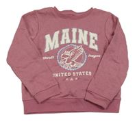 Růžová mikina s nápisem Primark