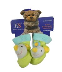 Nové - zelené ponožky s myškami 