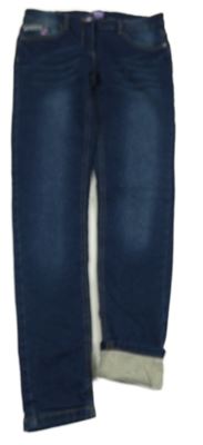 Tmavomodré podšité skinny rifle Alive